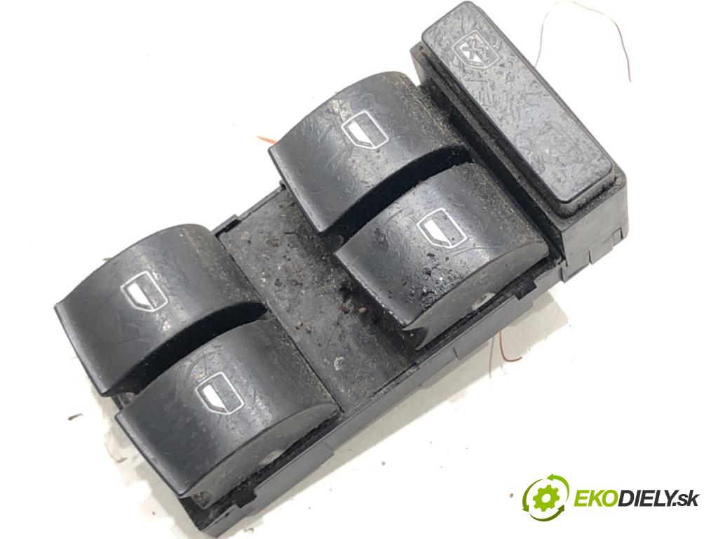 AUDI A4 B6 Avant (8E5) 2000 - 2005    1.9 TDI 96 kW [130 KM] olej napędowy 2001 - 2004  Prepínač okien 8Z0959851D (Prepínače, spínače, tlačidlá a ovládače kúrenia)