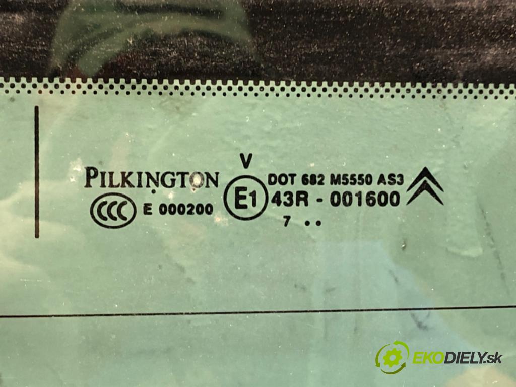 CITROEN C4 PICASSO I nadwozie wielkoprzestrzenne (MPV) (UD_) 2006 - 2015    1.6 HDi 80 kW [109 KM] olej napędowy 2007 - 2013  okno zadní část  (Okna zadní)