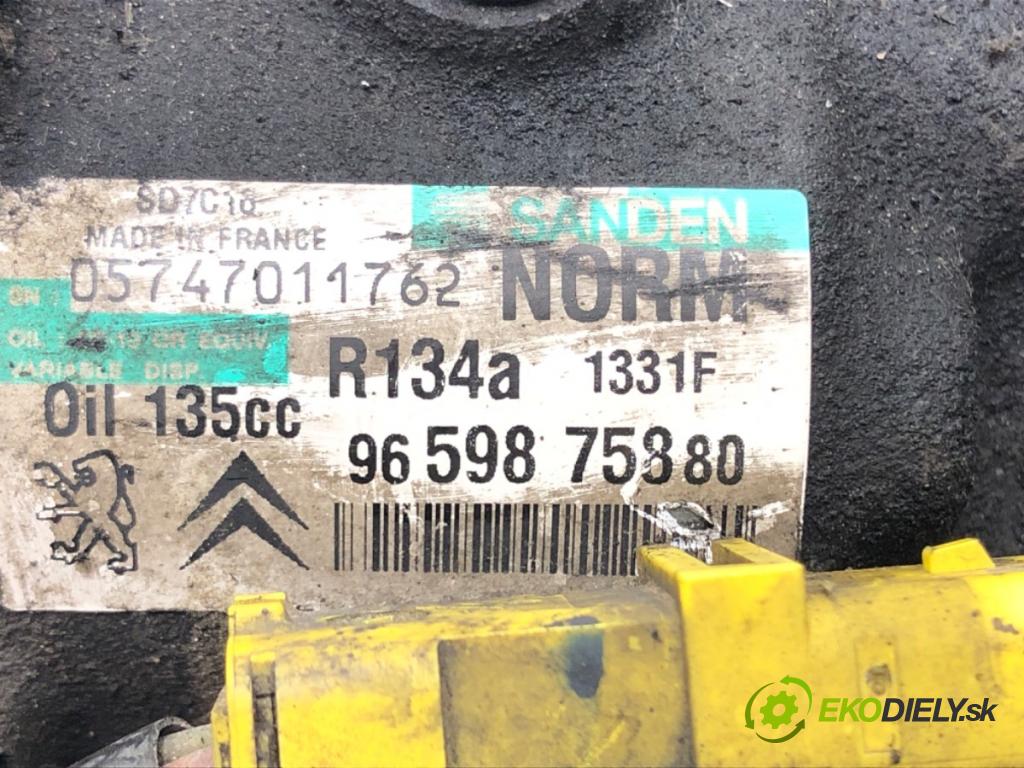 CITROEN C4 PICASSO I nadwozie wielkoprzestrzenne (MPV) (UD_) 2006 - 2015    1.6 HDi 80 kW [109 KM] olej napędowy 2007 - 2013  kompresor klimatizace 9659875880 (Kompresory)