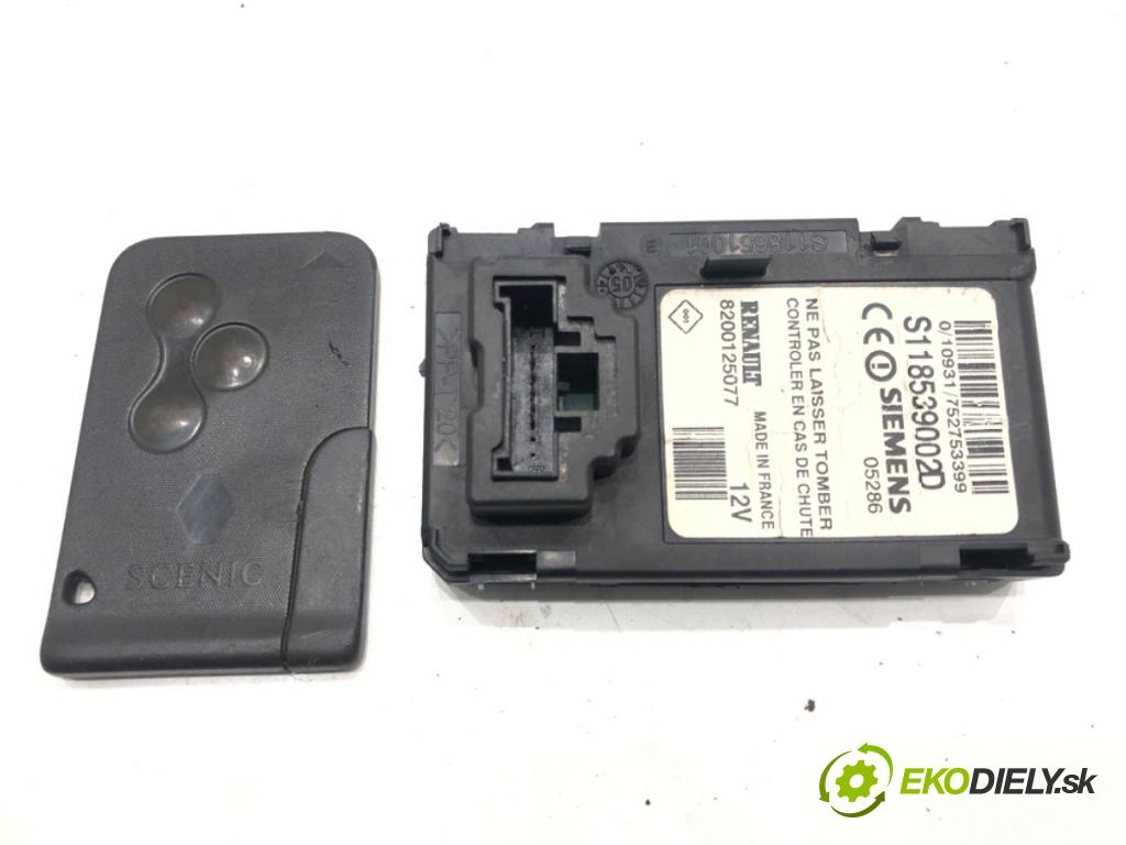 RENAULT SCÉNIC II (JM0/1_) 2003 - 2010    1.9 D 85 kW [116 KM] olej napędowy 2006 - 2008  spinačka 8200125077 (Spínacie skrinky a kľúče)