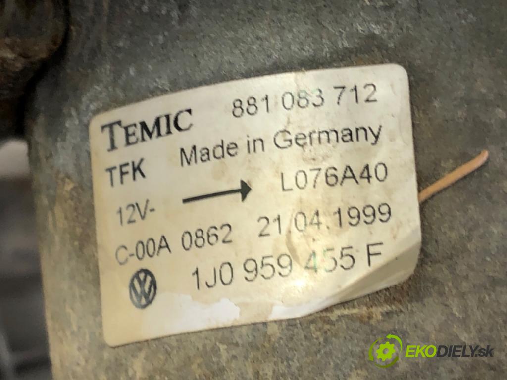 VW GOLF IV (1J1) 1997 - 2008    1.6 74 kW [100 KM] benzyna 1997 - 2004  Ventilátor chladiča 1J0959455F (Ventilátory)