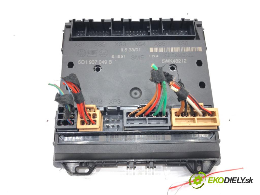 SKODA FABIA I (6Y2) 1999 - 2008    1.4 44 kW [60 KM] benzyna 2000 - 2002  Modul komfortu 6Q1937049B (Moduly komfortu)