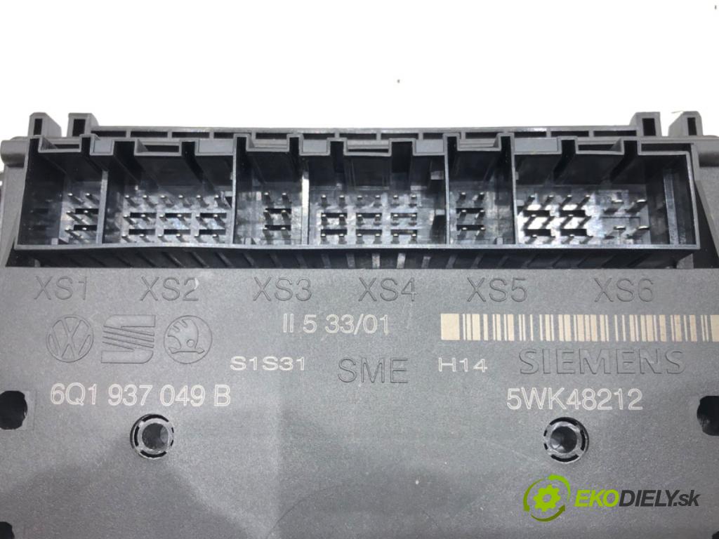 SKODA FABIA I (6Y2) 1999 - 2008    1.4 44 kW [60 KM] benzyna 2000 - 2002  Modul komfortu 6Q1937049B (Moduly komfortu)