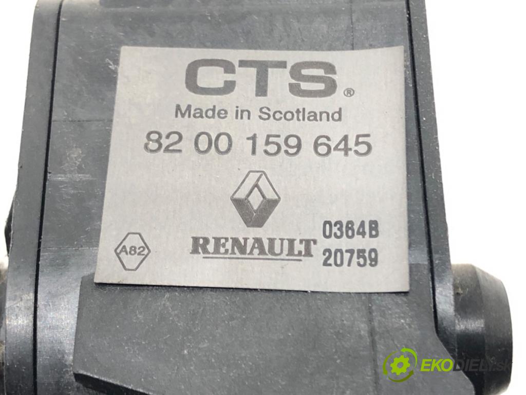 RENAULT SCÉNIC II (JM0/1_) 2003 - 2010    1.9 dCi (JM0G, JM12, JM1G, JM2C) 88 kW [120 KM] olej napędowy 2003 - 2006  Potenciometer plynu 8200159645 (Pedále)