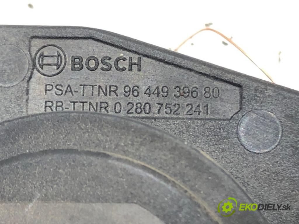 PEUGEOT 407 (6D_) 2004 - 2011    1.6 HDi 110 (6D9HZC, 6D9HYC) 80 kW [109 KM] olej napędowy 2004 - 2010  Potenciometer plynu 9644939680 (Pedále)