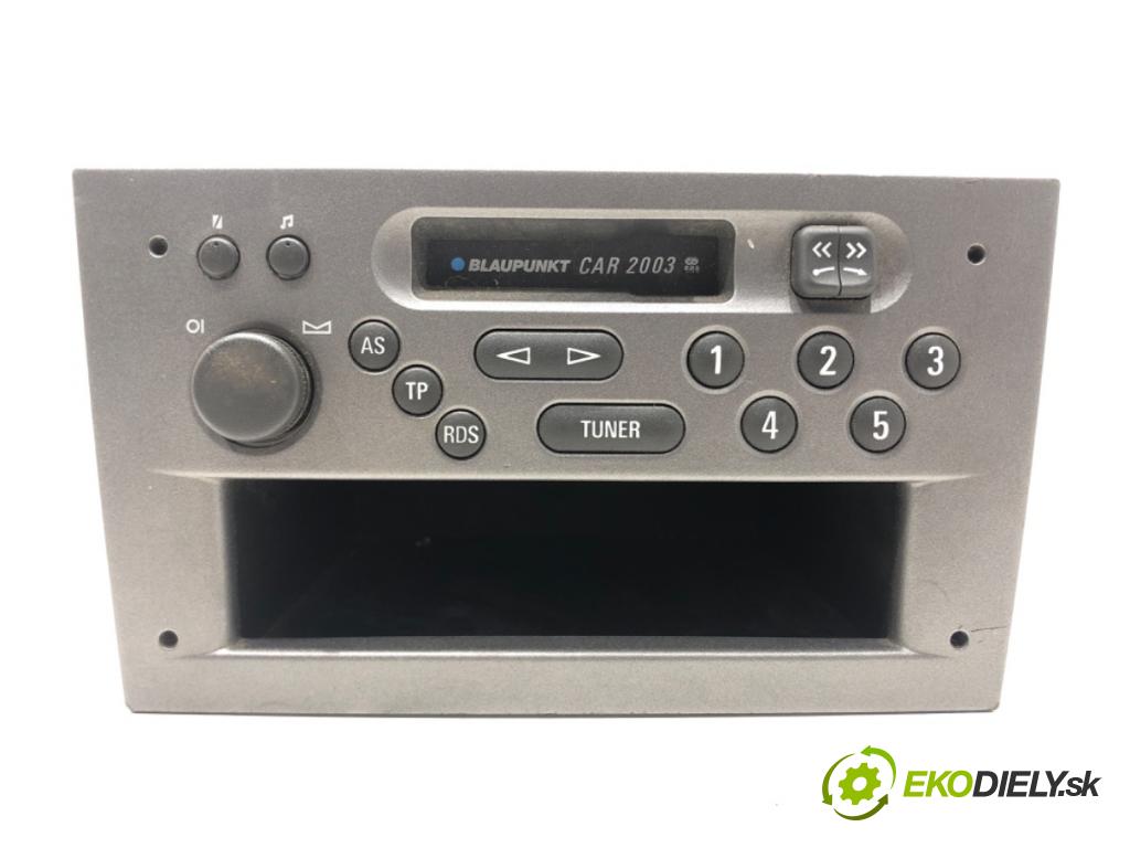 OPEL MERIVA A nadwozie wielkoprzestrzenne (MPV) (X03) 2003 - 2010    1.7 CDTI (E75) 74 kW [100 KM] olej napędowy 2003 - 2010  RADIO 13127012 (Audio zariadenia)