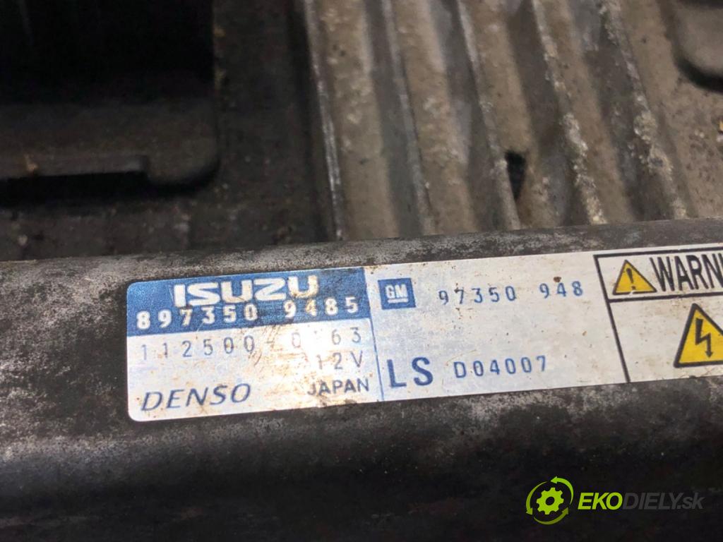 OPEL MERIVA A nadwozie wielkoprzestrzenne (MPV) (X03) 2003 - 2010    1.7 CDTI (E75) 74 kW [100 KM] olej napędowy 2003 - 2010  riadiaca jednotka Motor 8973509485 (Riadiace jednotky)