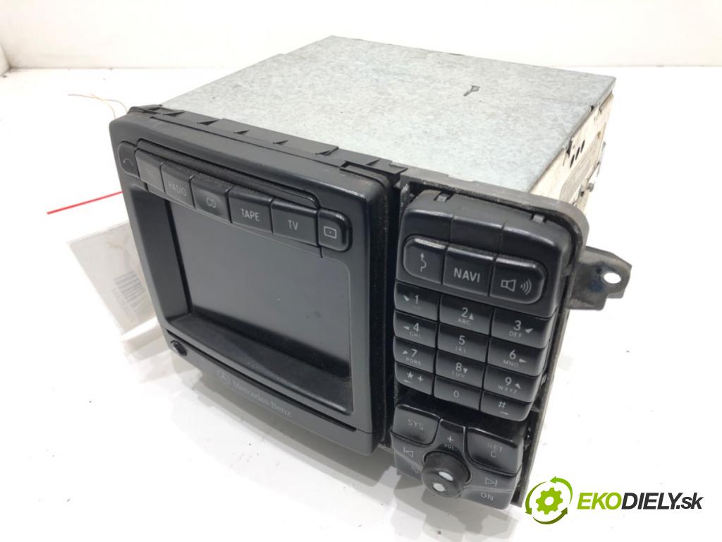 MERCEDES-BENZ KLASA S (W220) 1998 - 2005    S 320 (220.065, 220.165) 165 kW [224 KM] benzyna 1998 - 2005  RADIO A2208203789 (Audio zariadenia)