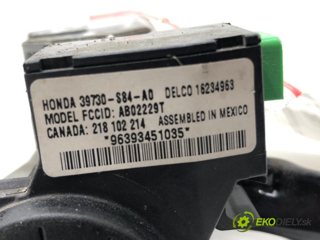 HONDA ACCORD VI coupe (CG) 1997 - 2003    3.0 V6 24V (CG2) 147 kW [200 KM] benzyna 1998 - 2003  spinačka 39730-S84-A0 (Spínacie skrinky a kľúče)