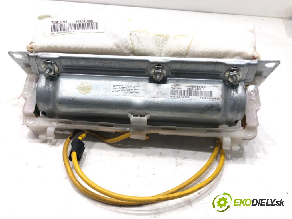 FIAT STILO (192_) 2001 - 2010    1.9 JTD (192_XE1A) 85 kW [115 KM] olej napędowy 2001 - 2006  AirBag spolujazdca 46834593 (Airbagy)