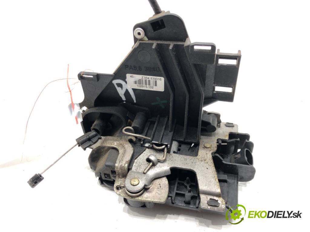 VW POLO (9N_, 9A_) 2001 - 2014    1.4 TDI 55 kW [75 KM] olej napędowy 2001 - 2005  zámok dveře pravý zadní část