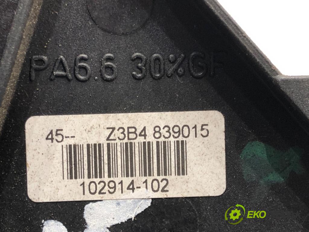 VW POLO (9N_, 9A_) 2001 - 2014    1.4 TDI 55 kW [75 KM] olej napędowy 2001 - 2005  zámok dveře levý zadní část