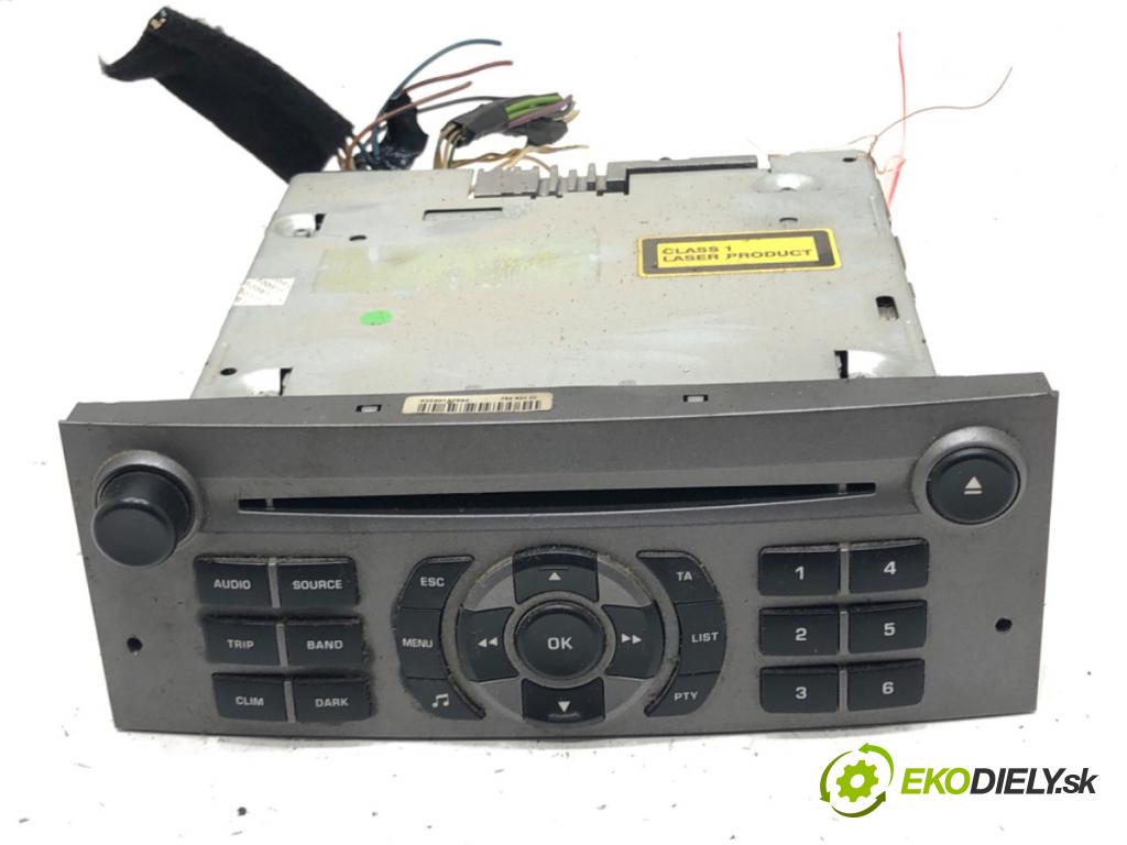 PEUGEOT 407 (6D_) 2004 - 2011    2.0 HDi (6DRHLG, 6DRHLE) 93 kW [126 KM] olej napędowy 2004 - 2007  RADIO  (Audio zariadenia)