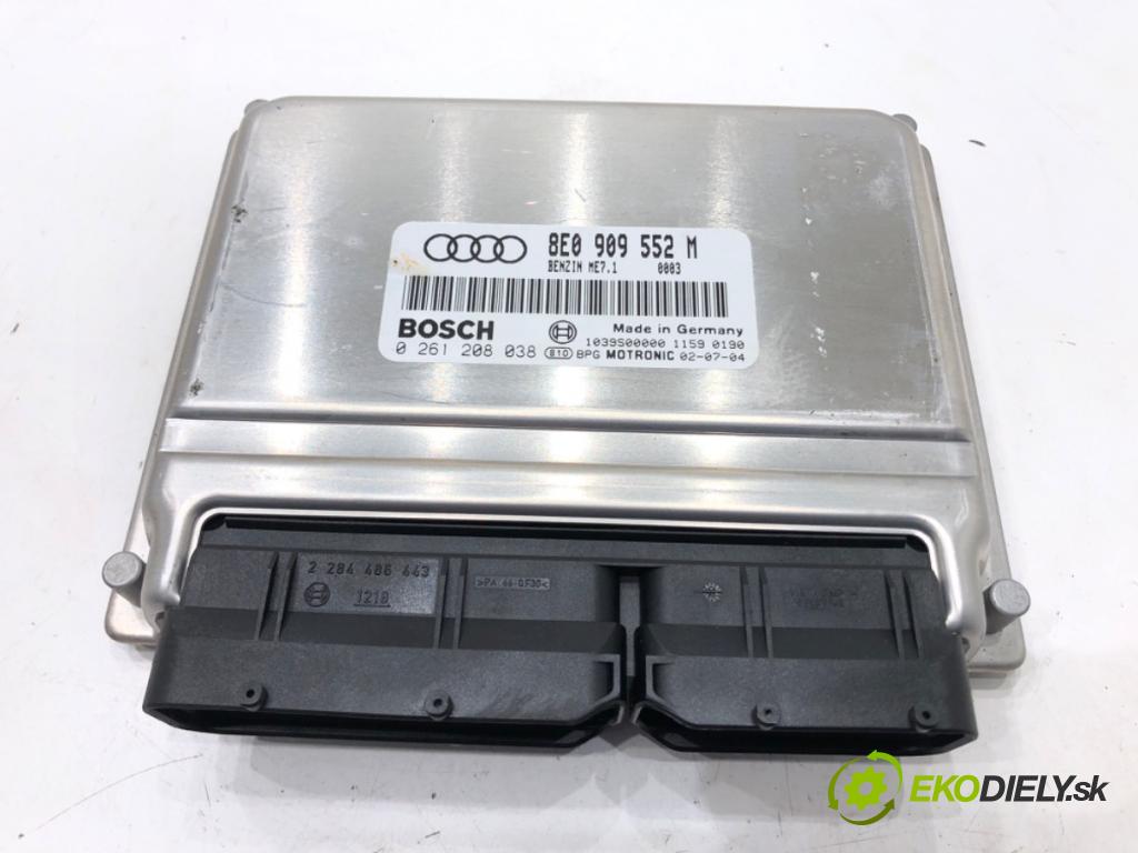 AUDI A4 B6 (8E2) 2000 - 2005    2.4 125 kW [170 KM] benzyna 2001 - 2004  riadiaca jednotka Motor 8E0909552M (Riadiace jednotky)