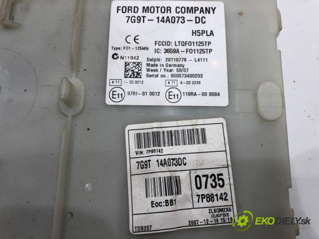 FORD MONDEO IV (BA7) 2007 - 2015    1.8 TDCi 92 kW [125 KM] olej napędowy 2007 - 2015  modul BSI 7G9T-14A073-DC (Pojistkové skříňky)