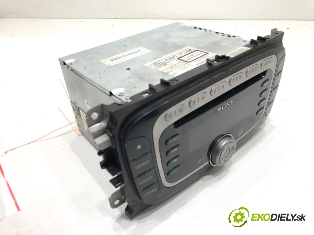 FORD MONDEO IV (BA7) 2007 - 2015    1.8 TDCi 92 kW [125 KM] olej napędowy 2007 - 2015  RADIO 7S7T-18C939-AF (Audio zariadenia)