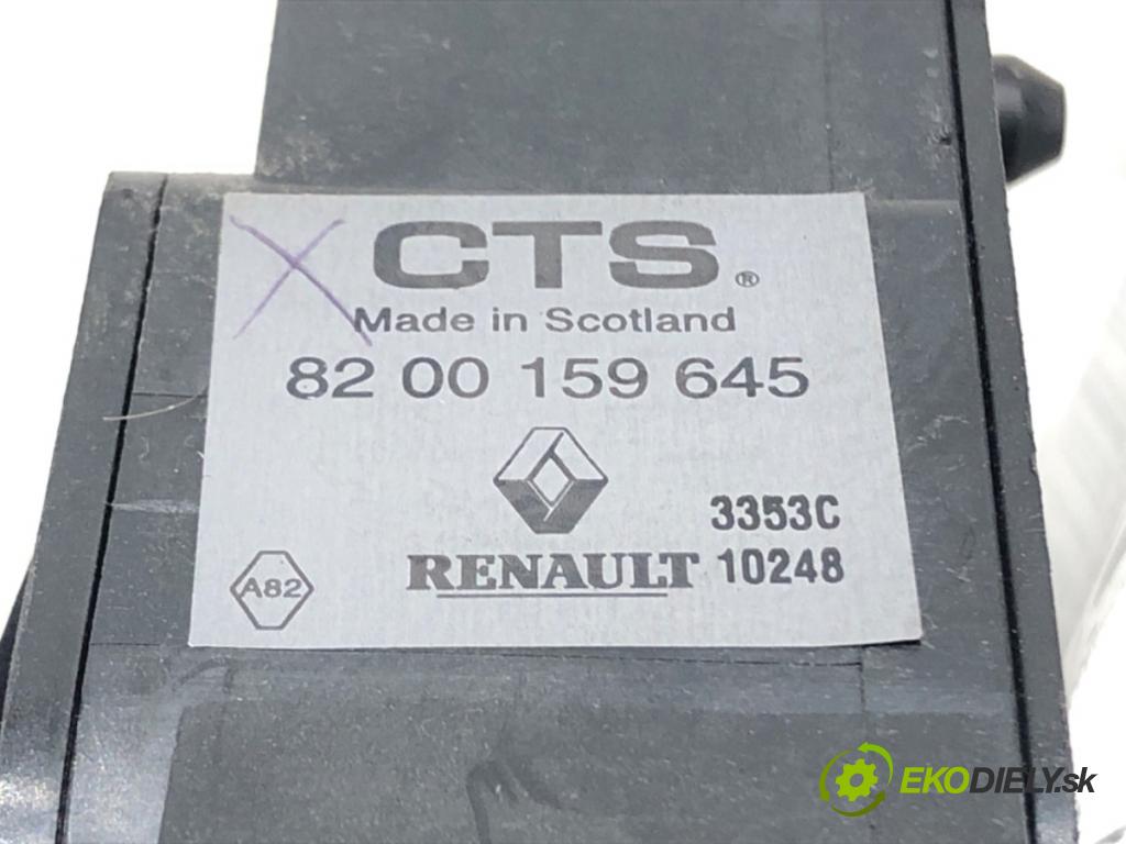 RENAULT SCÉNIC II (JM0/1_) 2003 - 2010    1.6 (JM0C, JM0J, JM1B) 83 kW [113 KM] benzyna 2003 - 2006  Potenciometer plynu 8200159645 (Pedále)