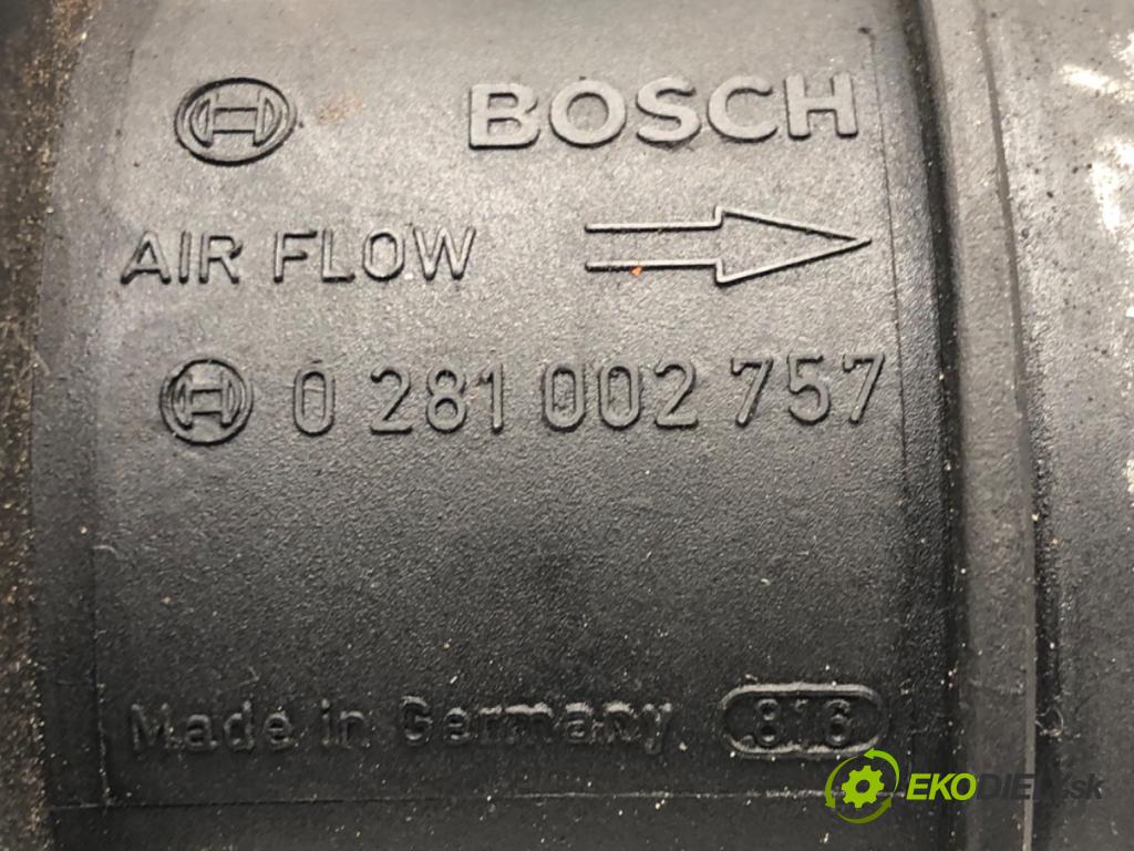 VW BORA Variant (1J6) 1999 - 2005    1.9 TDI 85 kW [115 KM] olej napędowy 1999 - 2001  Váha vzduchu 0281002757 (Váhy vzduchu)
