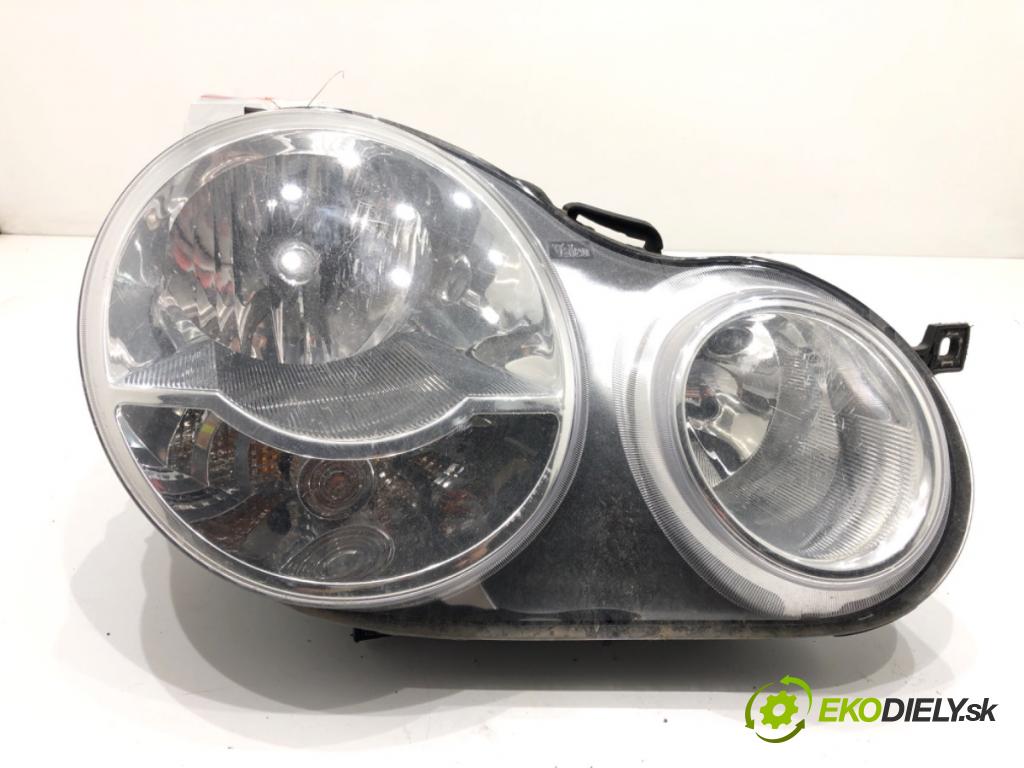 VW POLO (9N_, 9A_) 2001 - 2014    1.2 12V 47 kW [64 KM] benzyna 2001 - 2007  Svetlomet pravy predný 6Q1941008L