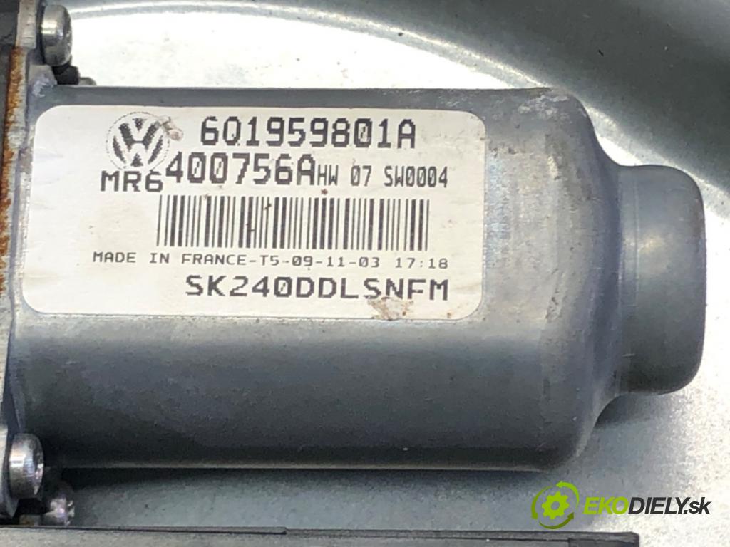 SKODA FABIA I (6Y2) 1999 - 2008    2.0 85 kW [116 KM] benzyna 1999 - 2008  mechanismus okna pravý přední část