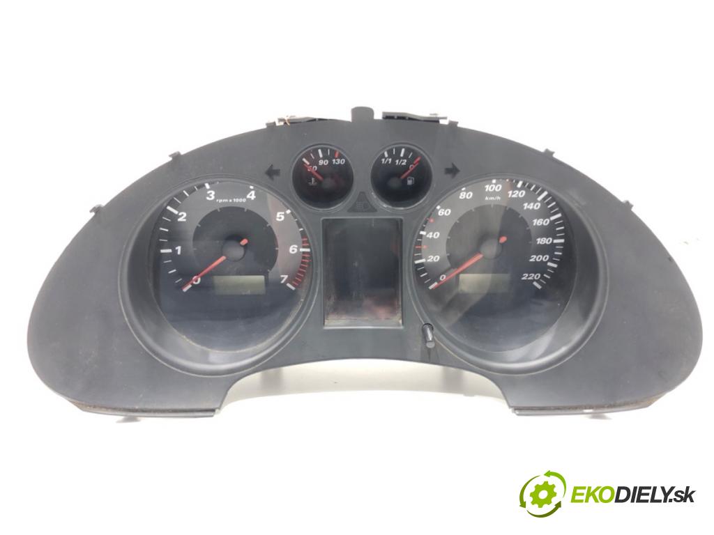 SEAT IBIZA III (6L1) 2002 - 2009    1.4 16V 55 kW [75 KM] benzyna 2002 - 2007  Prístrojovka 6L0920801 (Prístrojové dosky, displeje)