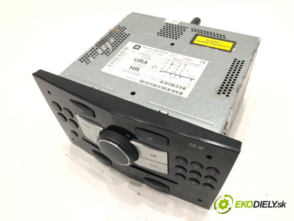 OPEL ZAFIRA B Nadwozie pełne/minivan (A05) 2005 - 2015    1.9 CDTI VAN (M75) 110 kW [150 KM] olej napędowy 2005 - 2015  RADIO 13289931 (Audio zariadenia)