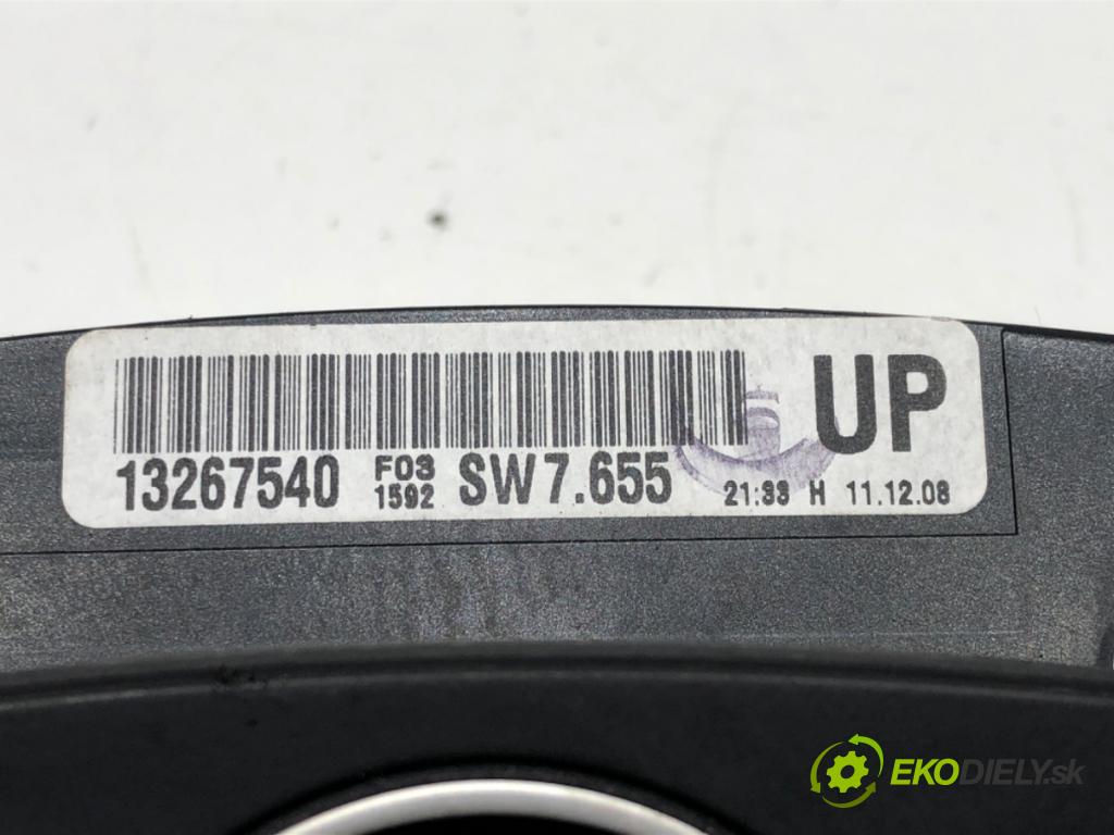 OPEL ZAFIRA B Nadwozie pełne/minivan (A05) 2005 - 2015    1.9 CDTI VAN (M75) 110 kW [150 KM] olej napędowy 2005 - 2015  Prístrojovka 13267540 (Prístrojové dosky, displeje)