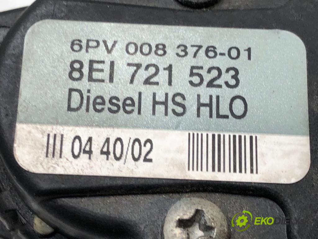 AUDI A4 B6 (8E2) 2000 - 2005    1.9 TDI 96 kW [130 KM] olej napędowy 2000 - 2004  Potenciometer plynu 8E1721523 (Pedále)