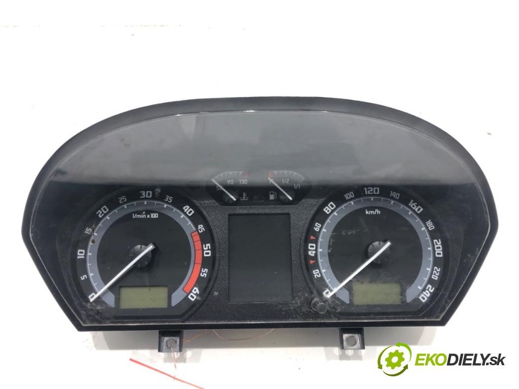 SKODA FABIA I (6Y2) 1999 - 2008    1.4 TDI 51 kW [70 KM] olej napędowy 2005 - 2008  Prístrojovka 6Y0920882E (Prístrojové dosky, displeje)