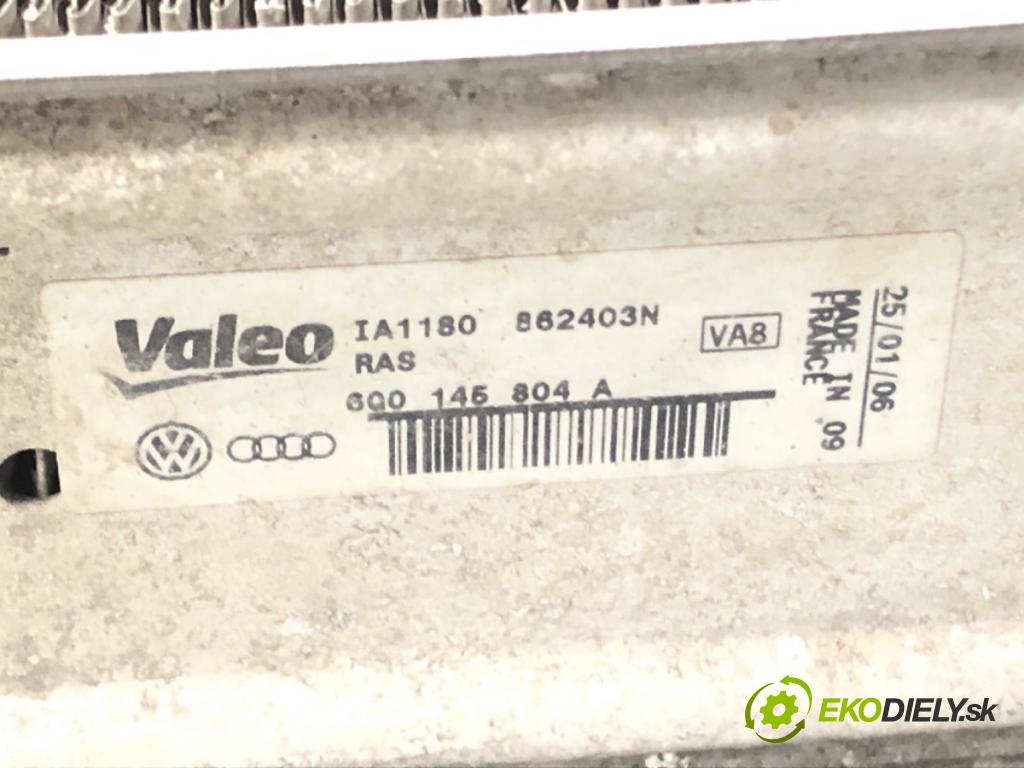 SKODA FABIA I (6Y2) 1999 - 2008    1.4 TDI 51 kW [70 KM] olej napędowy 2005 - 2008  intercooler 6Q0145804A (Chladiče nasávaného vzduchu (intercoolery))