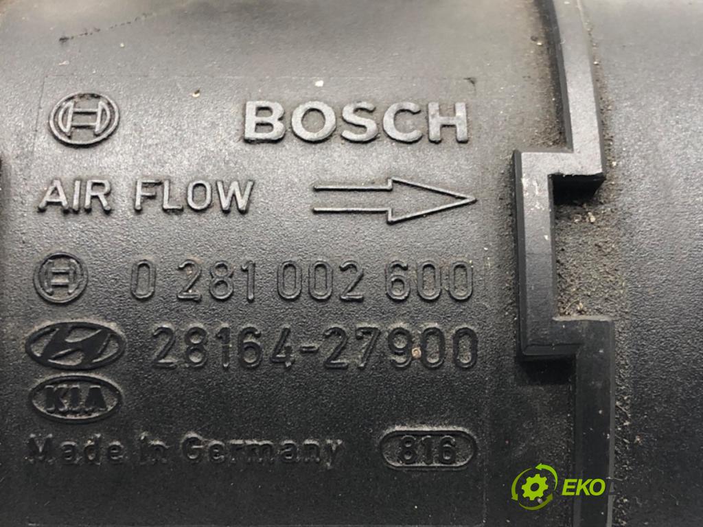 KIA SPORTAGE II (JE_, KM) 2004 - 2022    2.0 CRDi 4WD 83 kW [113 KM] olej napędowy 2004 - 2022  Váha vzduchu 0281002600 (Váhy vzduchu)