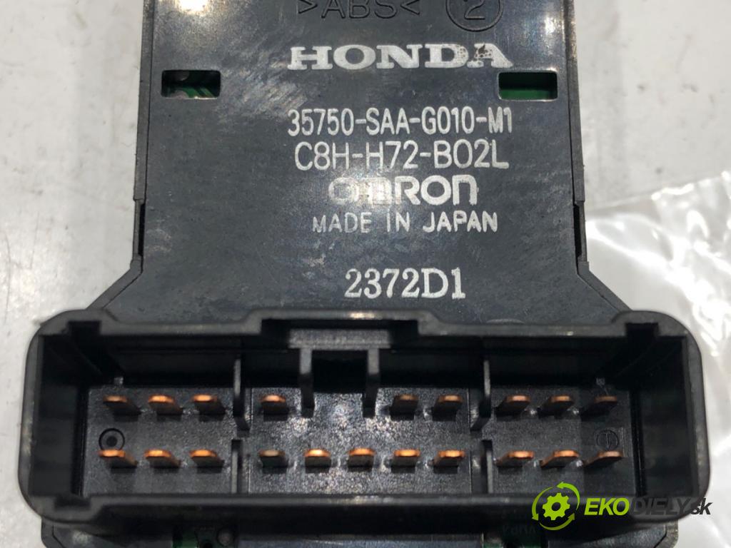 HONDA JAZZ II (GD_, GE3, GE2) 2001 - 2008    1.3 iDSi (GD1) 61 kW [83 KM] benzyna 2002 - 2008  Prepínač okien  (Prepínače, spínače, tlačidlá a ovládače kúrenia)