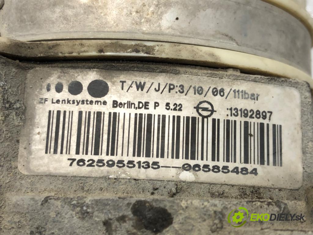 OPEL ZAFIRA B Nadwozie pełne/minivan (A05) 2005 - 2015    1.9 CDTI VAN (M75) 110 kW [150 KM] olej napędowy 2005 - 2015  Pumpa servočerpadlo 13192897 (Servočerpadlá, pumpy riadenia)