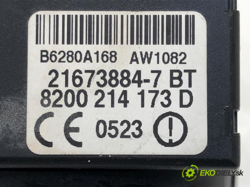RENAULT CLIO III (BR0/1, CR0/1) 2005 - 2014    1.2 16V (BR0R, BR1D, BR1L, CR0R) 48 kW [65 KM] benzyna 2005 - 2014  spinačka 8200214173D (Spínacie skrinky a kľúče)