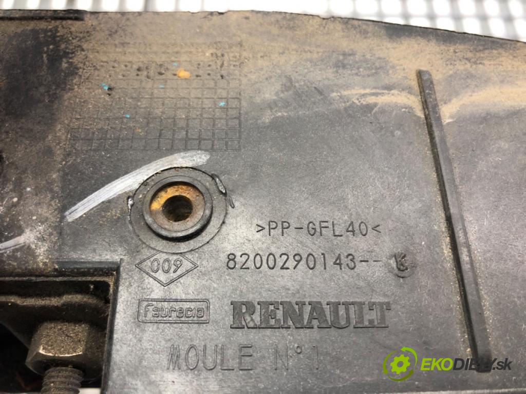 RENAULT CLIO III (BR0/1, CR0/1) 2005 - 2014    1.2 16V (BR0R, BR1D, BR1L, CR0R) 48 kW [65 KM] benzyna 2005 - 2014  držák přední část 8200290143 (Výztuhy přední)