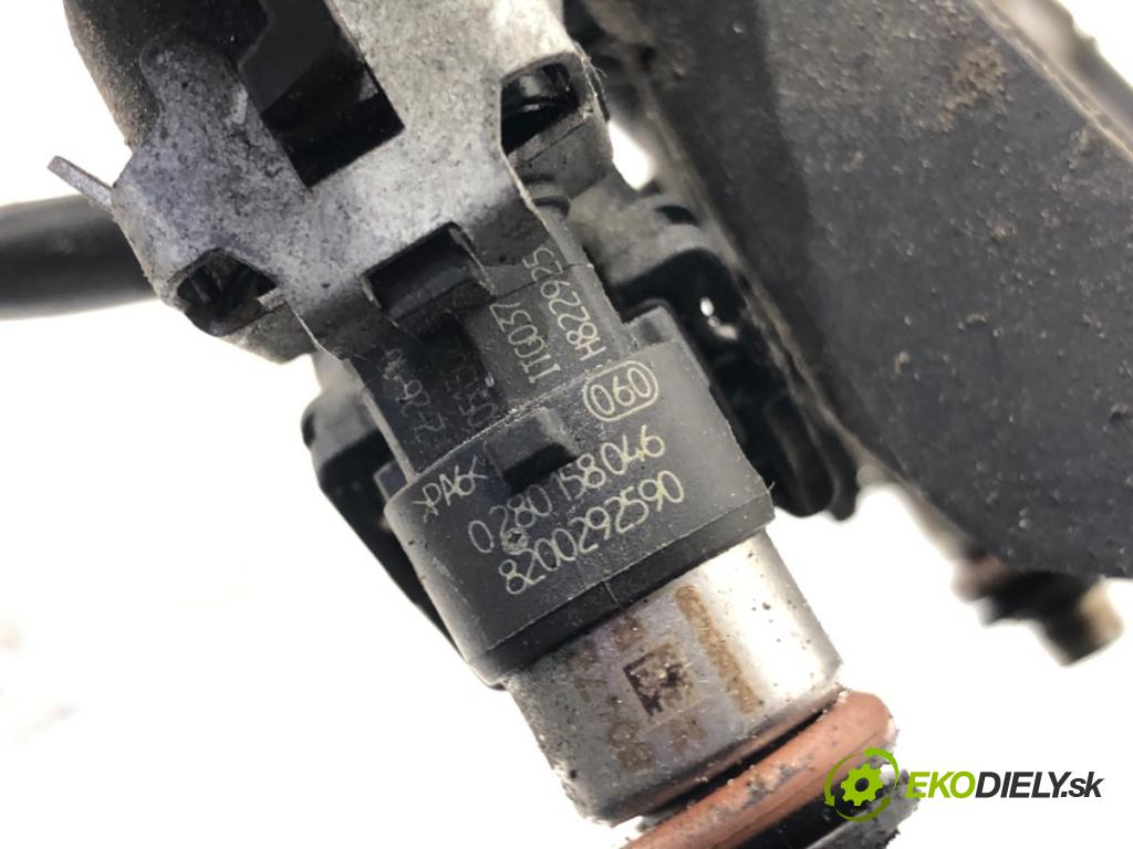 RENAULT CLIO III (BR0/1, CR0/1) 2005 - 2014    1.2 16V (BR0R, BR1D, BR1L, CR0R) 48 kW [65 KM] benzyna 2005 - 2014  Lišta vstrekovacia 8200292590 (Vstrekovacie lišty)