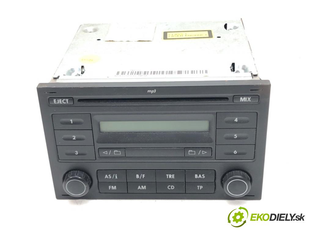 VW FOX liftback (5Z1, 5Z3, 5Z4) 2003 - 2015    1.2 40 kW [55 KM] benzyna 2005 - 2011  RADIO  (Audio zariadenia)