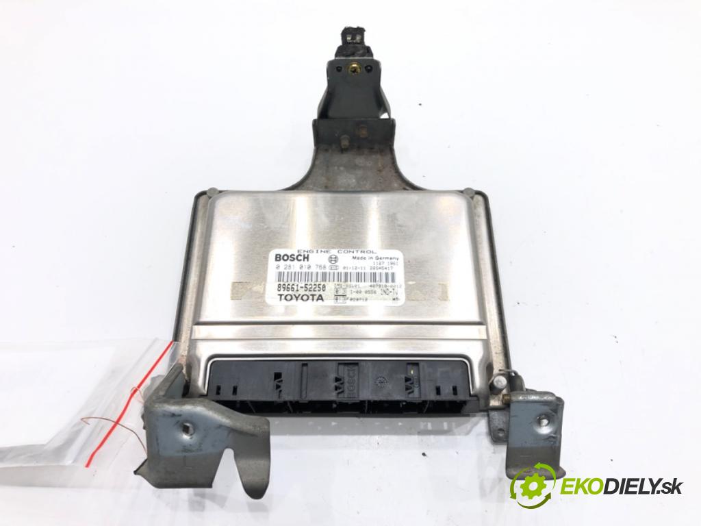 TOYOTA YARIS VERSO (_P2_) 1999 - 2005    1.4 D-4D (NLP20_, NLP22_) 55 kW [75 KM] olej napędowy 2000 - 2005  riadiaca jednotka Motor 89661-52250 (Riadiace jednotky)