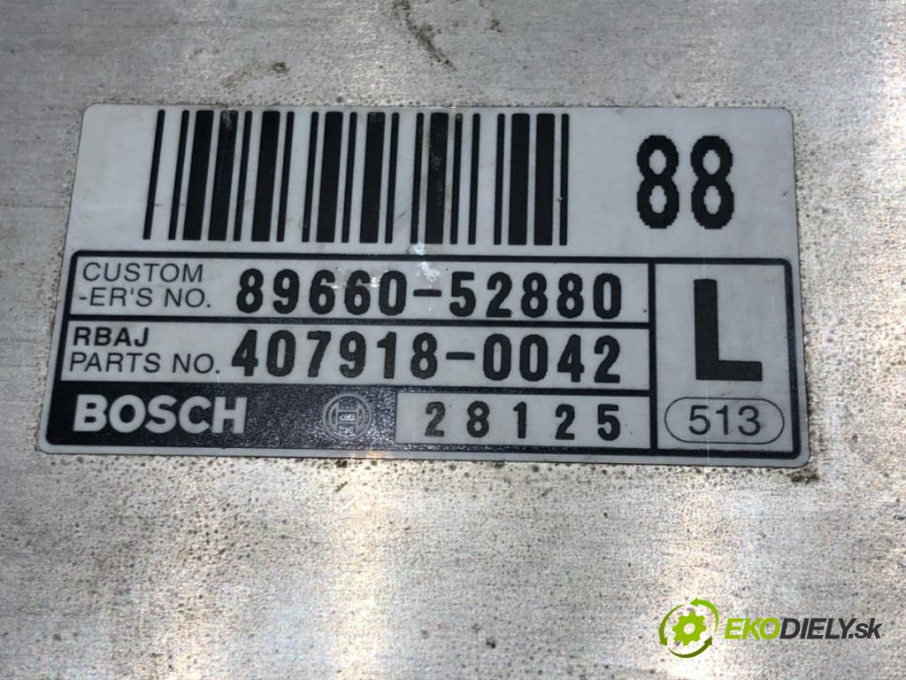 TOYOTA YARIS VERSO (_P2_) 1999 - 2005    1.4 D-4D (NLP20_, NLP22_) 55 kW [75 KM] olej napędowy 2000 - 2005  riadiaca jednotka Motor 89661-52250 (Riadiace jednotky)