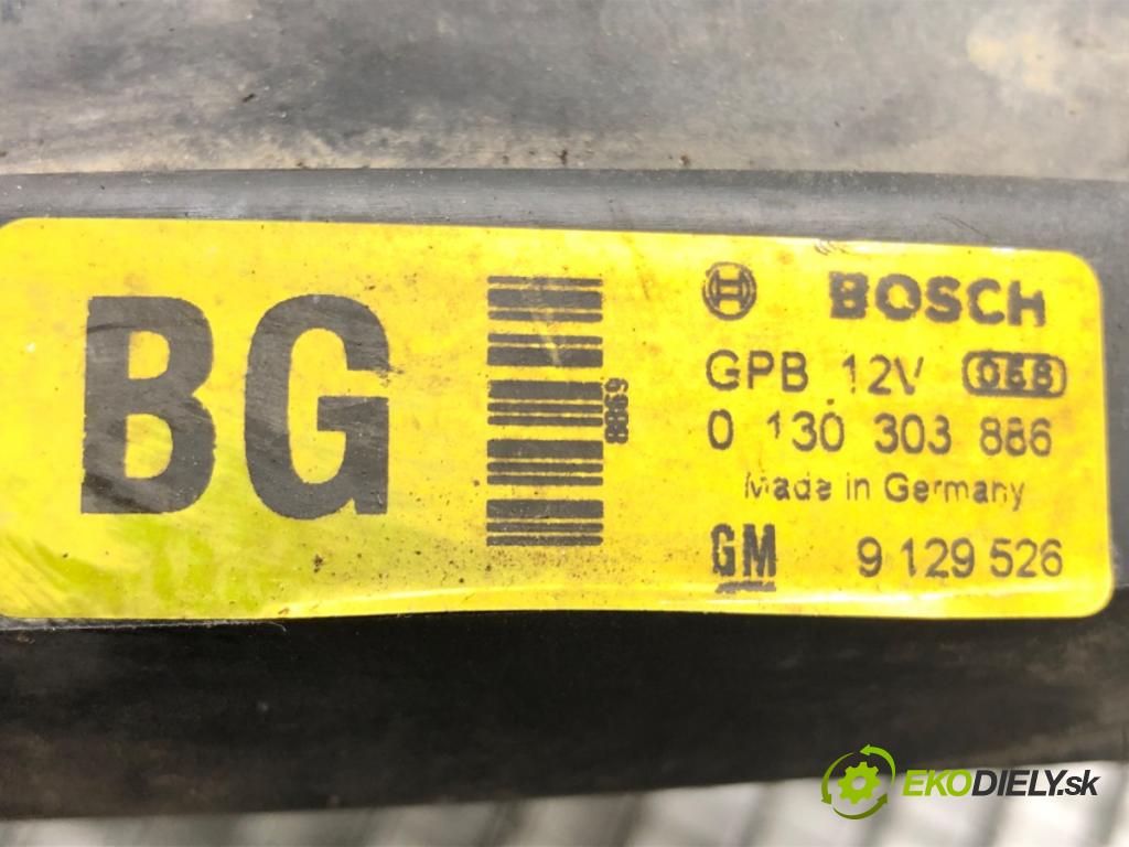 OPEL ASTRA G Kombi (T98) 1998 - 2004    1.7 DTI 16V (F35) 55 kW [75 KM] olej napędowy 2000 - 2004  Ventilátor klimatizácie  (Ventilátory chladičov klimatizácie)