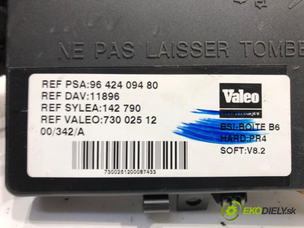 CITROEN XSARA PICASSO (N68) 1999 - 2012    2.0 HDi 66 kW [90 KM] olej napędowy 1999 - 2011  modul BSI 9642409480 (Pojistkové skříňky)