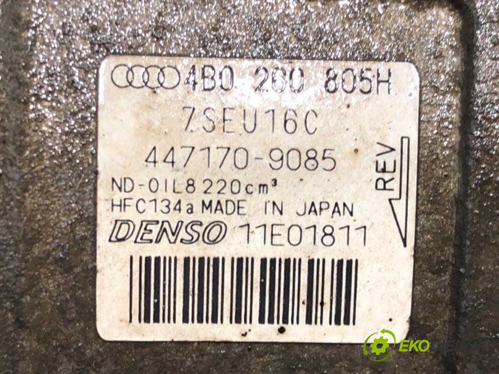 AUDI A6 C5 (4B2) 1997 - 2005    2.0 96 kW [130 KM] benzyna 2001 - 2005  kompresor klimatizace 4B0260805H (Kompresory)