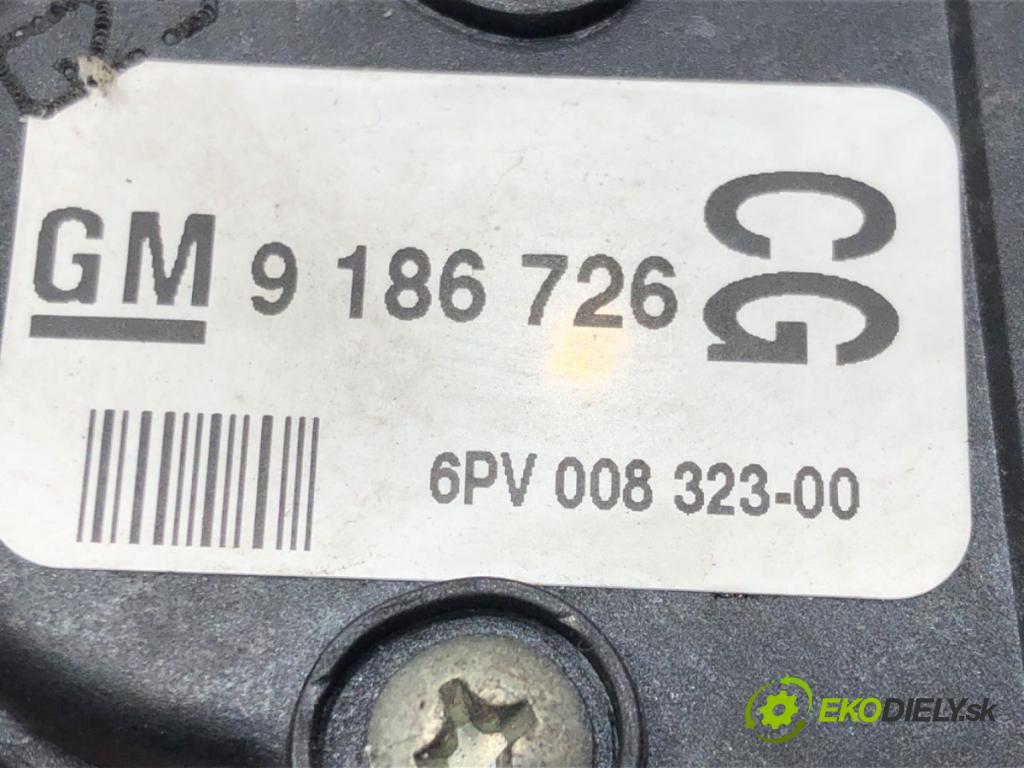 OPEL VECTRA C (Z02) 2002 - 2009    1.9 CDTI (F69) 88 kW [120 KM] olej napędowy 2004 - 2009  Potenciometer plynu 9186726 (Pedále)