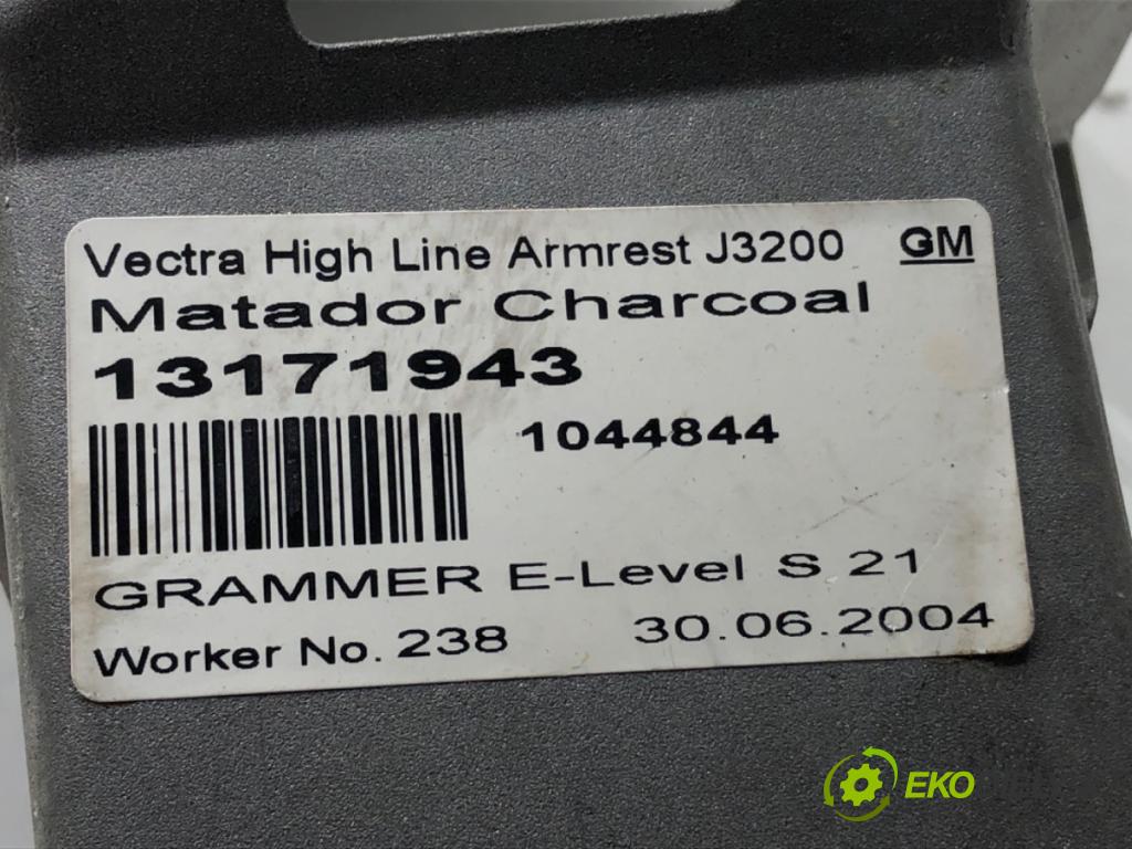 OPEL VECTRA C (Z02) 2002 - 2009    1.9 CDTI (F69) 88 kW [120 KM] olej napędowy 2004 - 2009  Lakťová opierka 13171943 (Lakťové opierky)