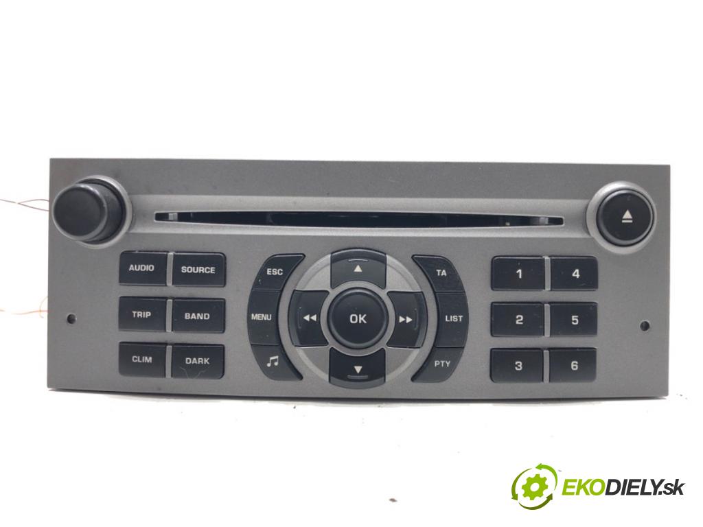 CITROEN C5 II (RC_) 2004 - 2022    2.0 HDi (RCRHRH) 100 kW [136 KM] olej napędowy 2004 - 2022  RADIO 7644034392 (Audio zariadenia)