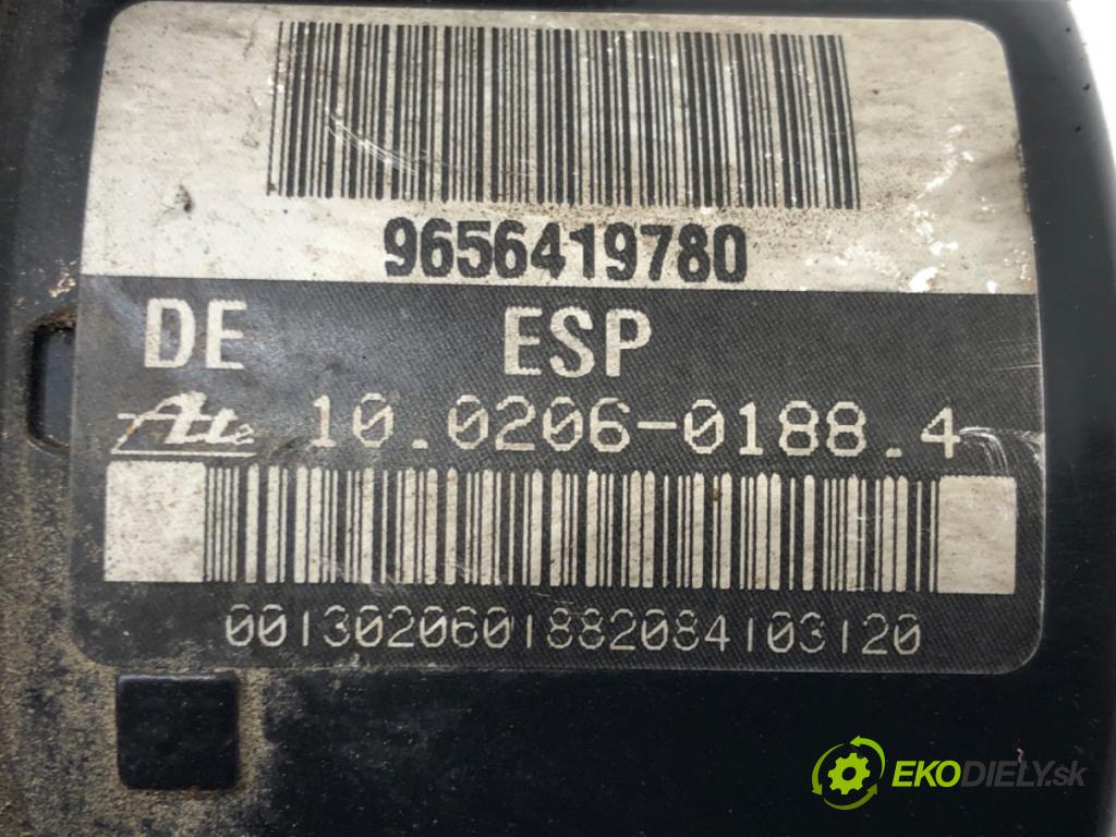 CITROEN C5 II (RC_) 2004 - 2022    2.0 HDi (RCRHRH) 100 kW [136 KM] olej napędowy 2004 - 2022  Pumpa ABS 9656419780 (Pumpy ABS)