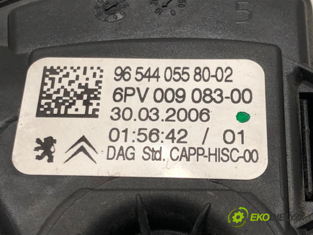 CITROEN C3 I (FC_, FN_) 2002 - 2022    1.4 HDi 50 kW [68 KM] olej napędowy 2002 - 2022  potenciometr plynového pedálu 9654405580 (Pedály)