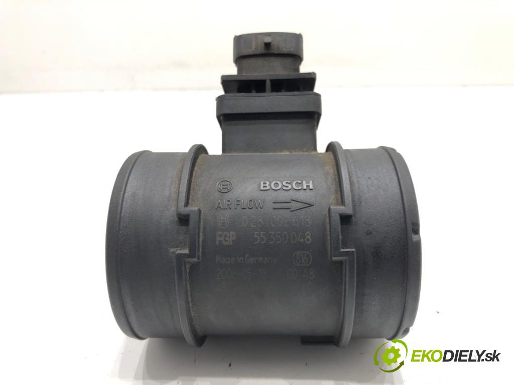 SAAB 9-3 Kombi (E50) 2005 - 2015    1.9 TiD 110 kW [150 KM] olej napędowy 2005 - 2015  Váha vzduchu 55350048 (Váhy vzduchu)