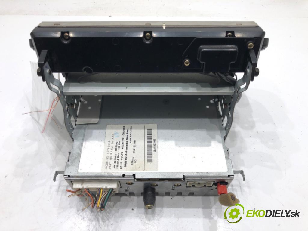 MAZDA 3 (BK) 2003 - 2009    1.6 (BK14) 77 kW [105 KM] benzyna 2003 - 2009  RADIO BP4M66AS0 (Audio zariadenia)