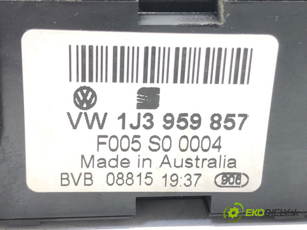 SEAT LEON (1M1) 1999 - 2006    1.6 74 kW [100 KM] benzyna 1999 - 2006  Prepínač okien 1J3959857 (Prepínače, spínače, tlačidlá a ovládače kúrenia)